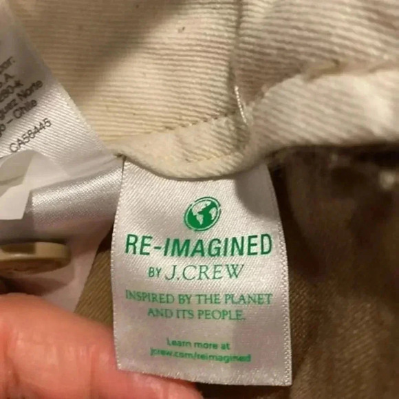 - J.Crew Straight-fit Broken-in chino pant in embroidered palm - Picture 2 of 7